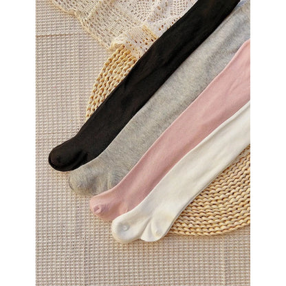4 Pairs Solid Tights