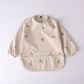 Baby Waterproof Long Sleeve Apron Bib
