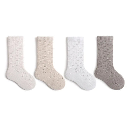 Soft Cotton Mesh Kids Socks