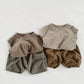 Round Neck Sleeveless Casual T-Shirt