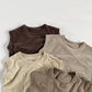 Round Neck Sleeveless Casual T-Shirt