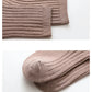 5 Pairs Ribbed Solid Cotton Toddler Knitted Socks