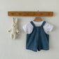 Pullover T-shirt Denim Set