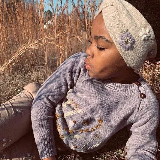 Willow Embroidered Pullover Sweater