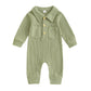 Turn Down Collar Boys Jumpsuit