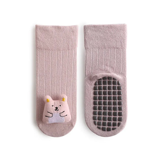 Cute Cartoon Animal Baby Non-Slip Socks