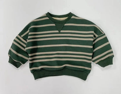 Boys Striped Sweatshirt