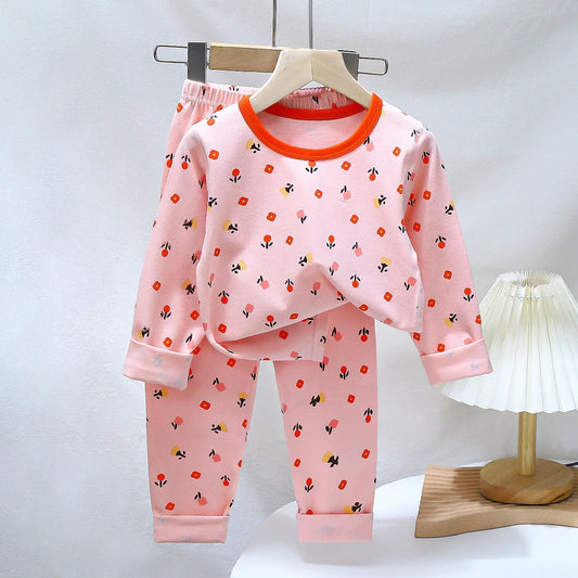 Printed Pajama Lounge Set