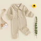Turn Down Collar Boys Jumpsuit