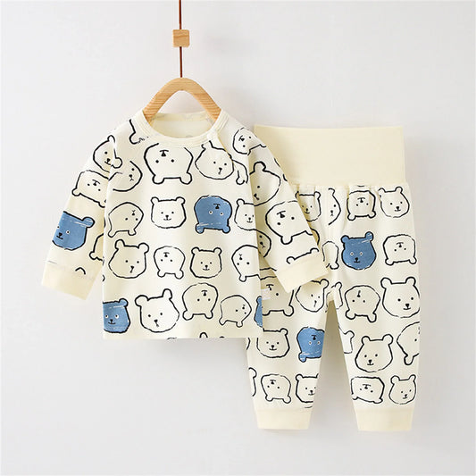 Teddy Bear Sketch Pajama Set