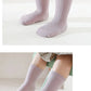 5 Pairs Ribbed Solid Cotton Toddler Knitted Socks