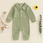 Turn Down Collar Boys Jumpsuit