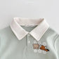 Long Sleeve Turn-Down Collar Bodysuit