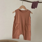 Solid Double Pocket Jumpsuit