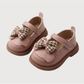 Girls Retro Bow Tie Shoes