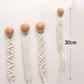 Knitted Tassel Pacifier Chain
