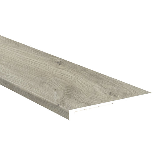 York Gray 1.25" Thick x 12.01" Width x 47.24" Stair Tread Eased Edge Molding - MSI Everlife