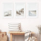 3 Piece Coastal Landscape. Waves, Surfers, Beach Pathway