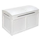 Hardwood Barrel Top Toy Chest – White