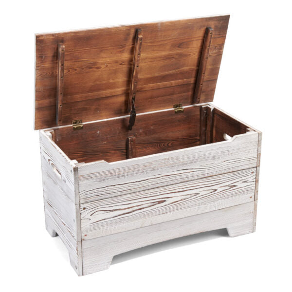 Solid oak hot sale toy chest