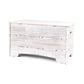 Solid Wood Rustic Toy Box – Distressed White