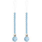 Pacifier Clips, 2 Pack by Comfy Cubs - Sky Blue