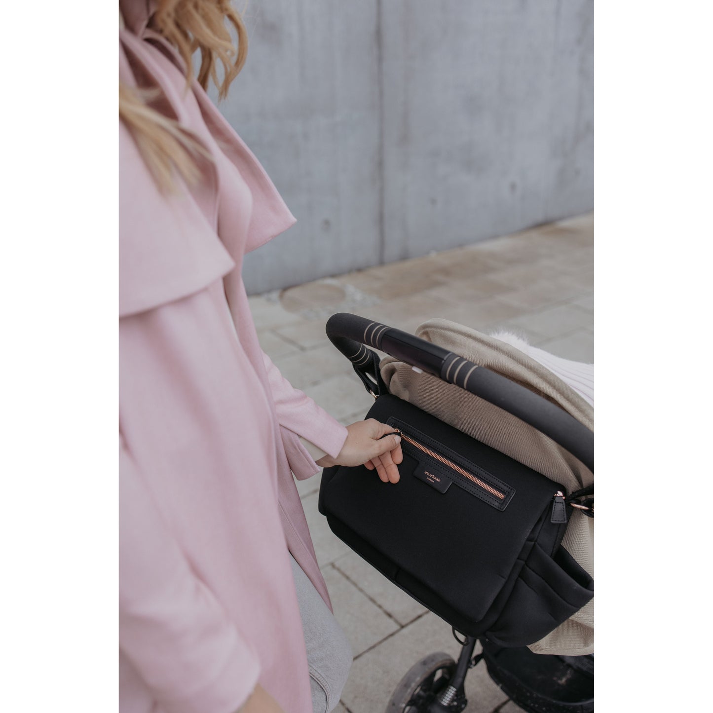 STROLLER ORGANISER LUXE BLACK