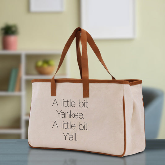 A Little Bit Yankee A Little Bit Y'all Bag Dog Mom Gift Mom Bag Mom Shopping Bag New Gift Best Mom Ever Bag Boy Girl Mama Tote