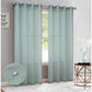 Bali 2-Pack Sheer Grommet Window Panels with Pearls, 76x95 Inches