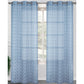 Carmen 2 Pack Morrocan Sheer Grommet Window Panel, 2-38x84 Inches