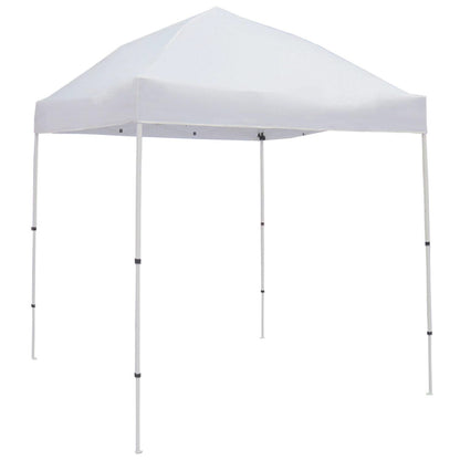 Just Relax Compact Travel Ready Canopy Tent With Case, White, 10x10 Feet