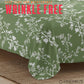 PREMIUS Fernando Soft Wrinkle-Free Microfiber Sheet Set, Green-White