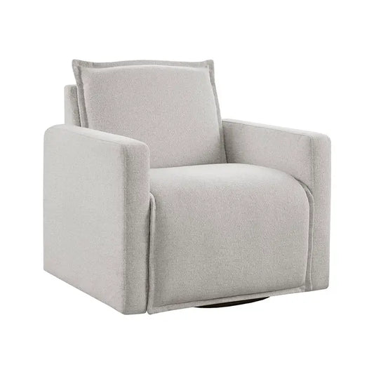 Kubrick Swivel Chair, Ivory