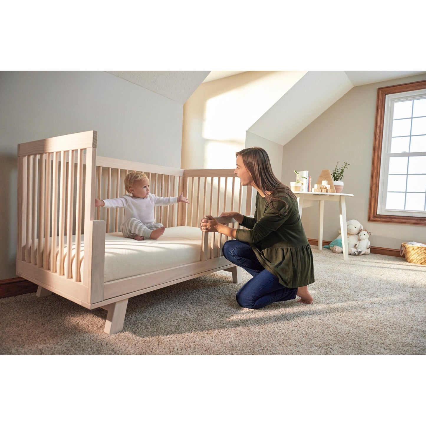 Naturepedic Organic Breathable 2 Stage Crib Mattress (Lightweight)