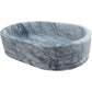 New York Marble Ellipse Wall-mount Bathroom Sink (W)14" (L)20" (H)5"