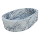 New York Marble Ellipse Wall-mount Bathroom Sink (W)14" (L)20" (H)5"