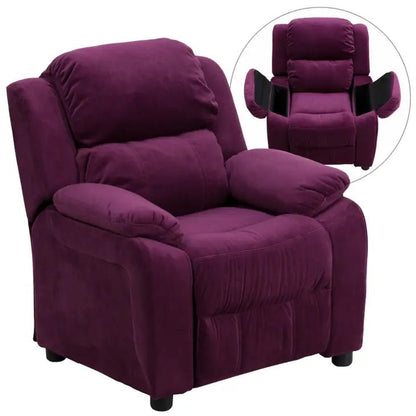 Deluxe Contemporary Kids Recliner