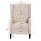 Wide Manual Wing Chair Recliner