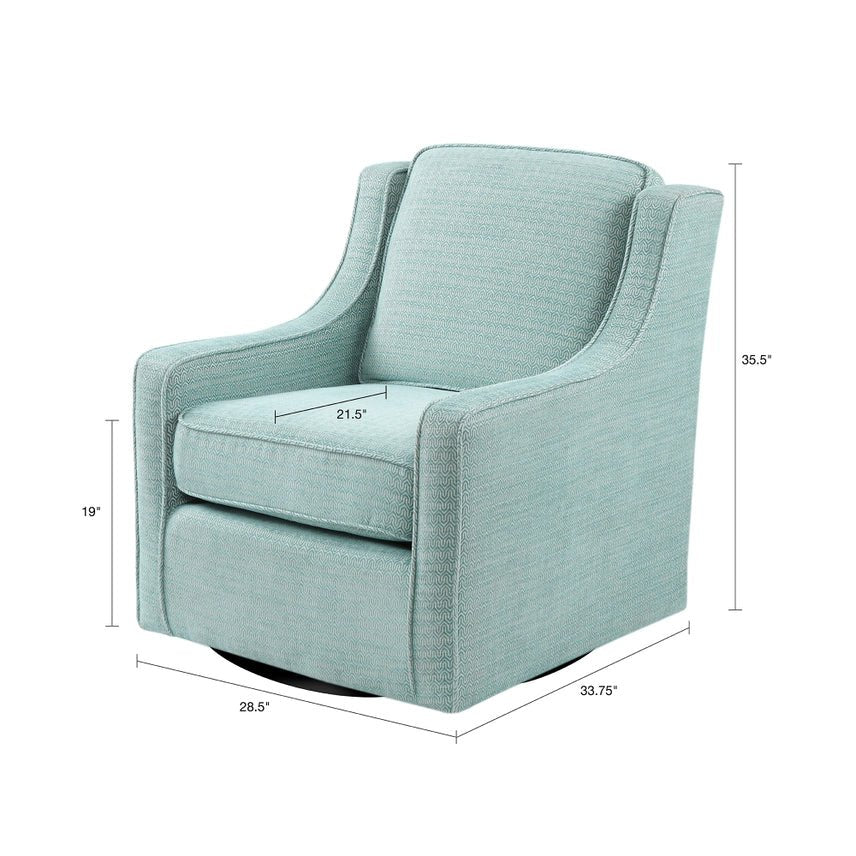 Harris Chenille Swivel Chair