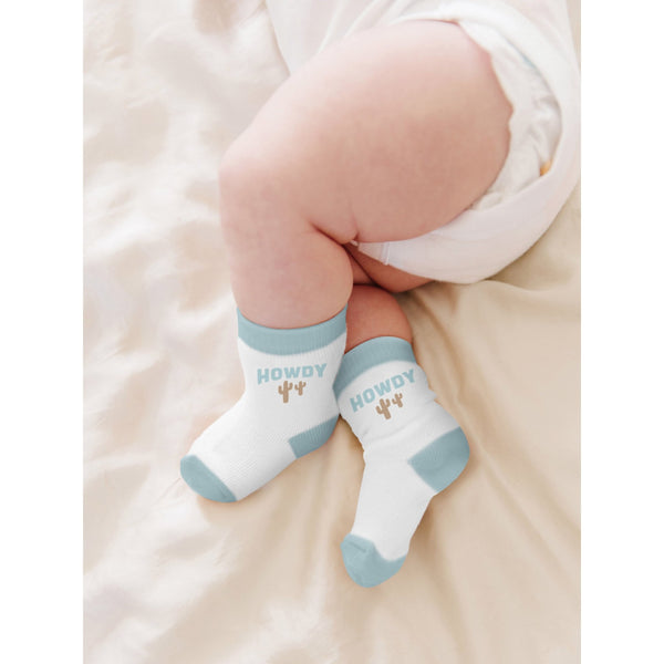 Baby Socks Trio -  Howdy Partner Blue