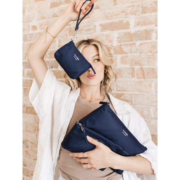 3-piece Pouch Set Navy