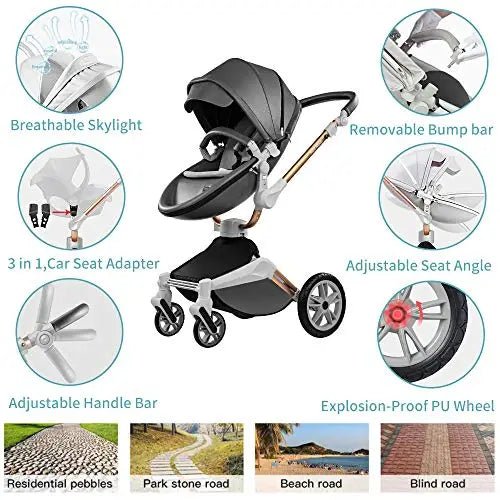 Hot Mom Luxury Baby Stroller